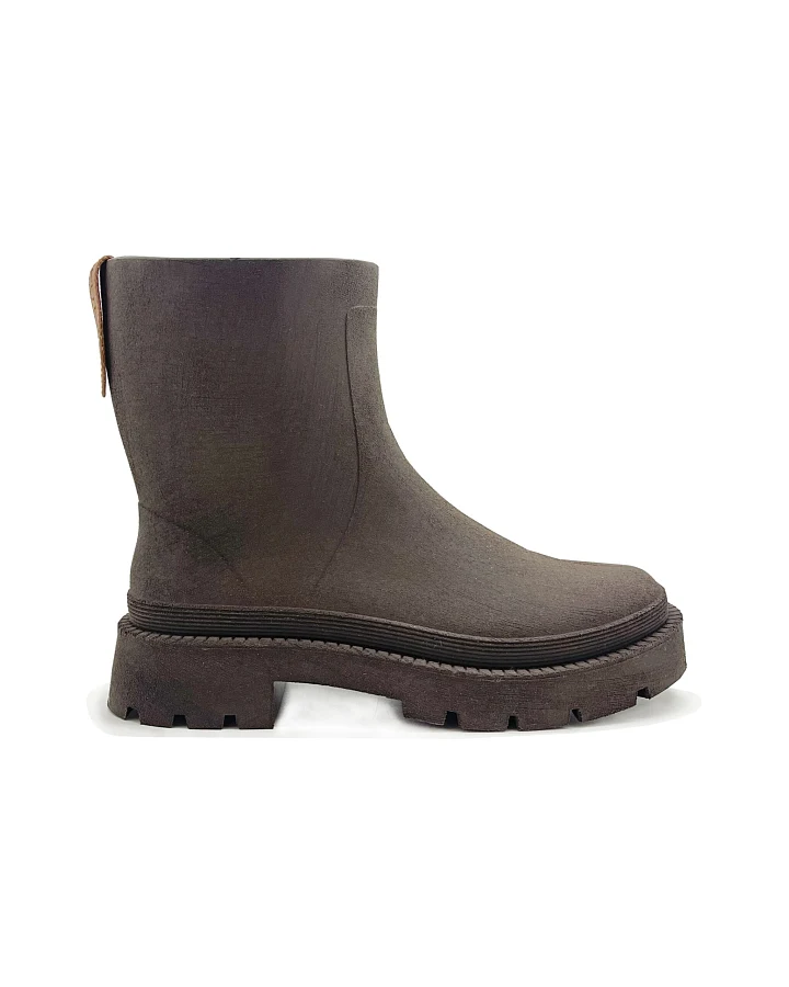 nat-2 Damen vegan Regenstiefel Bio Boot 100% Wasserdicht Braun