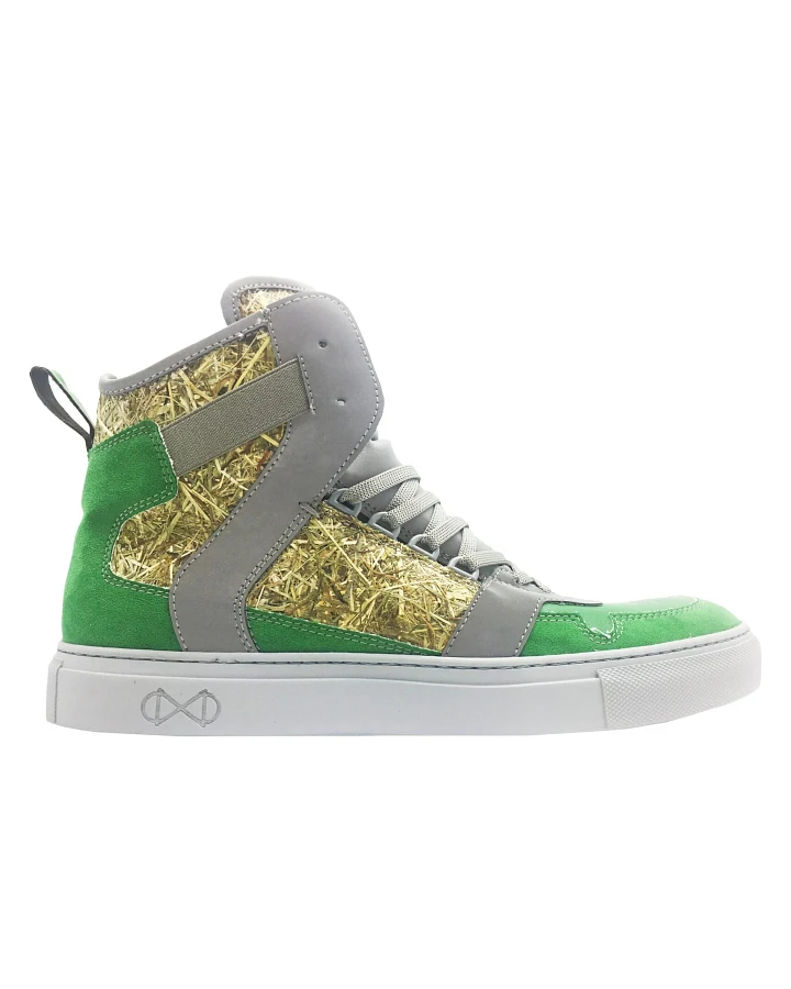 nat-2 Herren vegan Sneaker Hayfield Cube Almwiese Grün