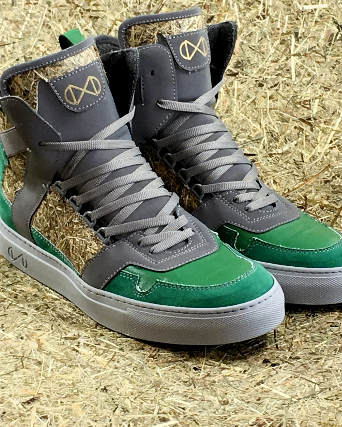 nat-2 Herren vegan Sneaker Hayfield Cube Almwiese Grün – Ansicht 2