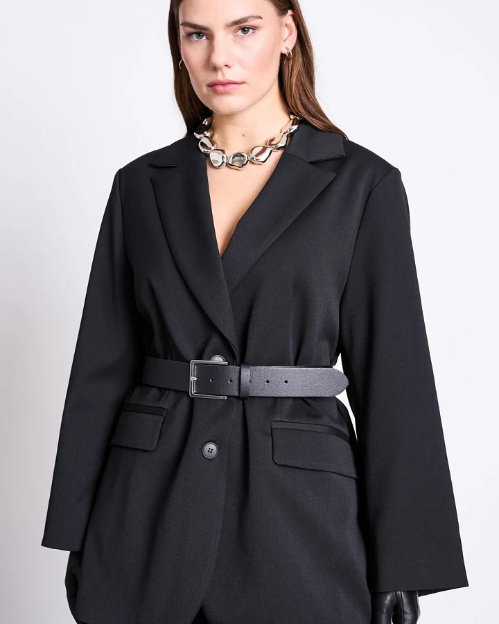 JAN 'N JUNE Damen vegan Blazer Durance Schwarz