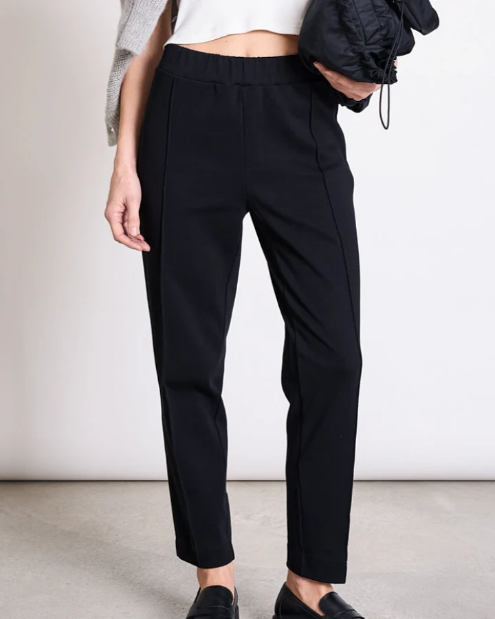 JAN 'N JUNE Damen vegan Hose Kama Schwarz