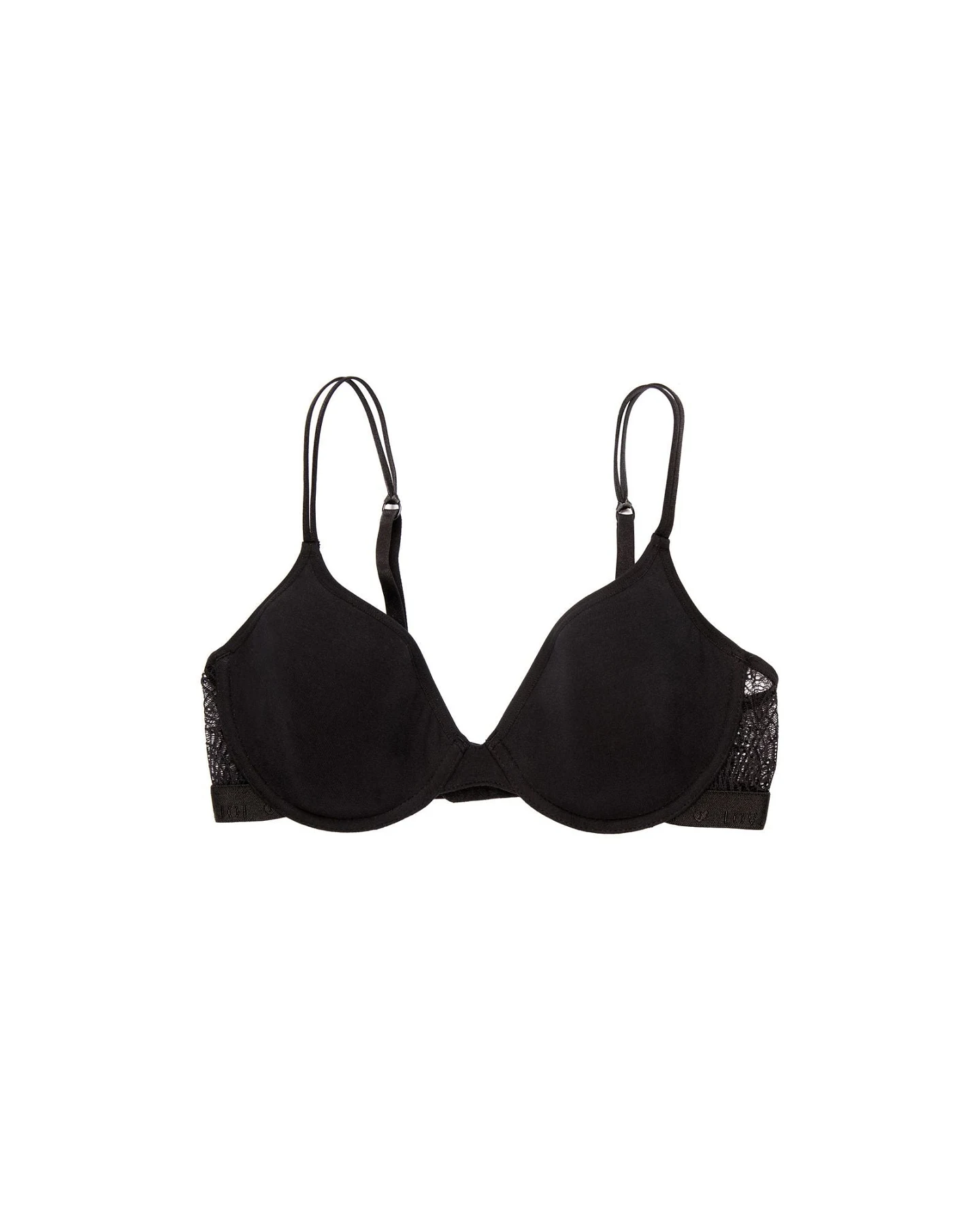 LOVJOI Damen vegan Bh Windflower Schwarz – Ansicht 2