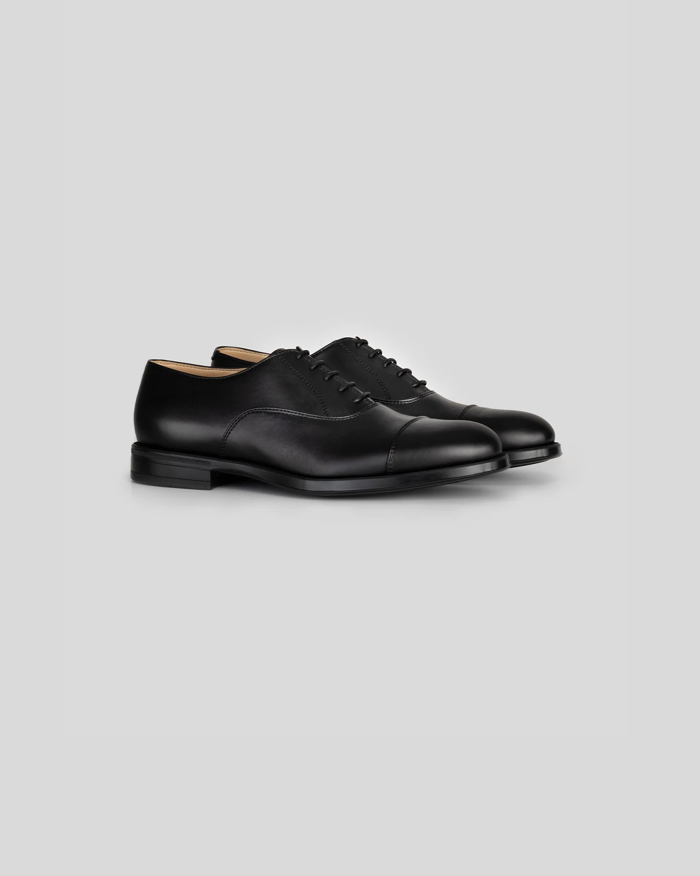 Solari Milano Herren vegan Oxford Schwarz – Ansicht 2