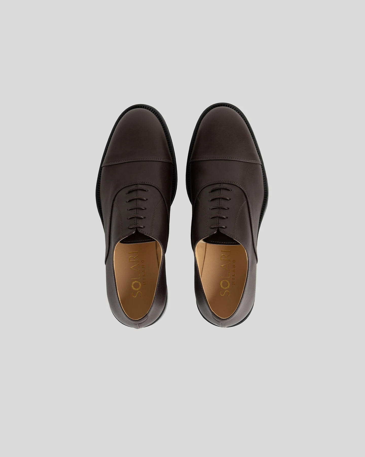 Solari Milano Herren vegan Oxford Braun – Ansicht 2