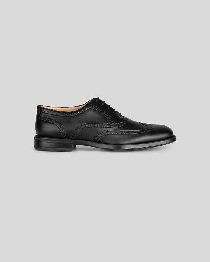 Solari Milano Herren vegan Oxford Brogue Schwarz