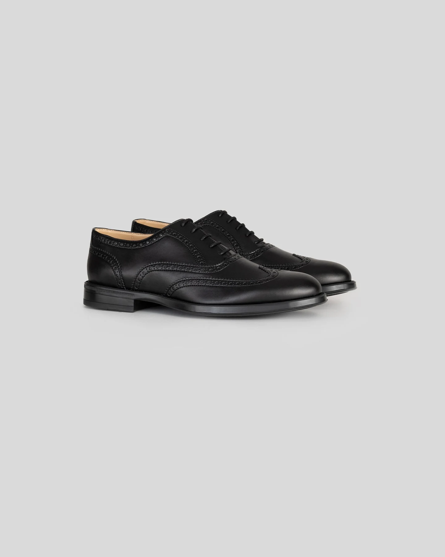 Solari Milano Herren vegan Oxford Brogue Schwarz – Ansicht 2