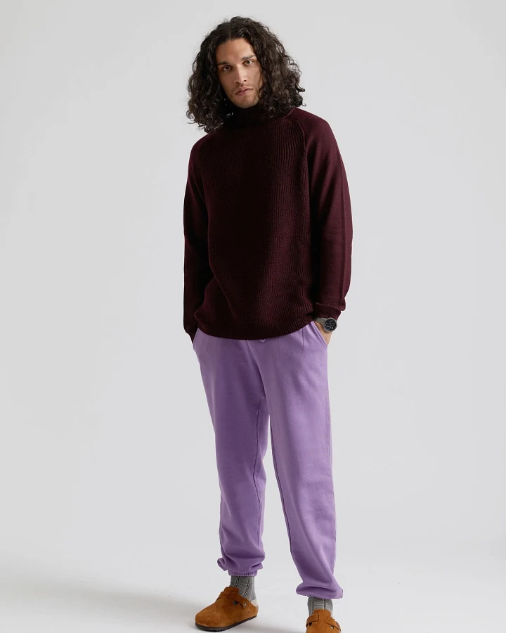 KOMODO Herren vegan Jogger Adam Gots Biologisch Baumwolle Lila