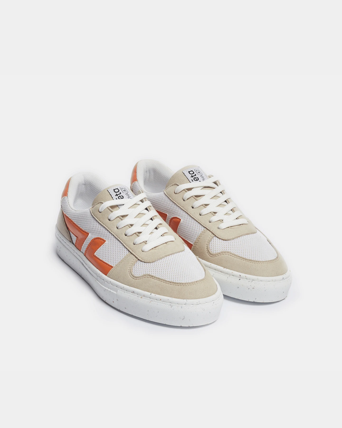 Zèta Herren vegan Sneaker Alpha A2 Orange – Ansicht 2