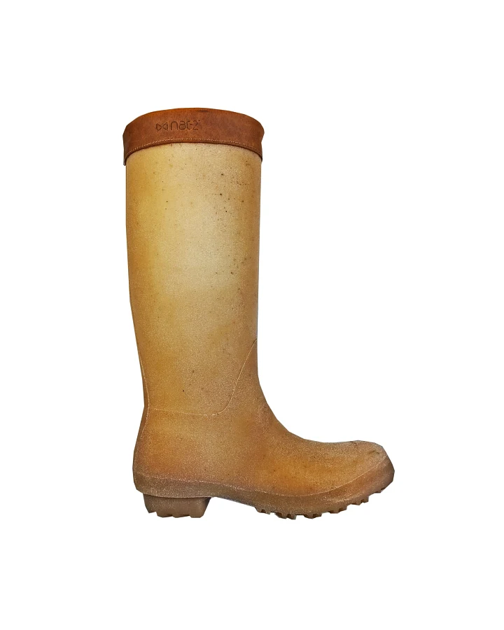nat-2 Damen vegan Regenstiefel Rugged Prime Hunt Corn 100% Wasserdicht Orange