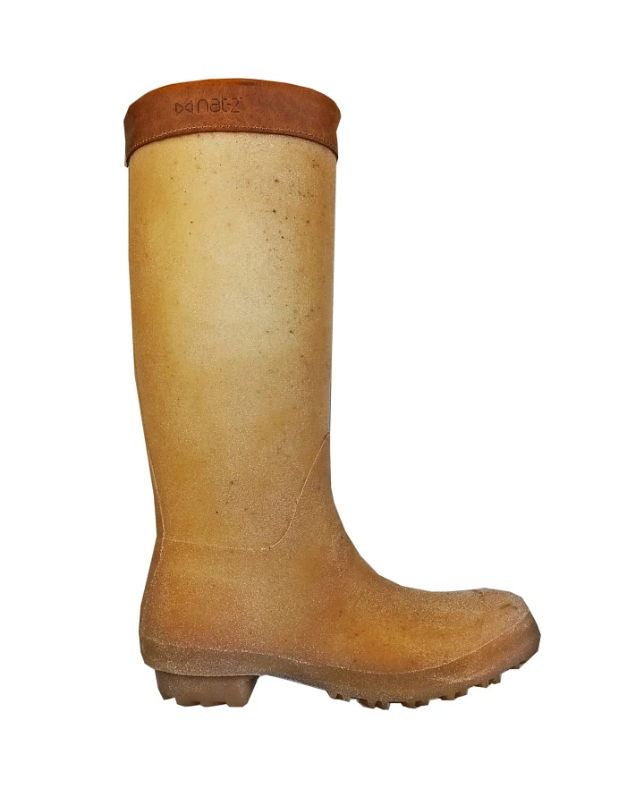 nat-2 Damen vegan Regenstiefel Rugged Prime Hunt Corn 100% Wasserdicht Orange