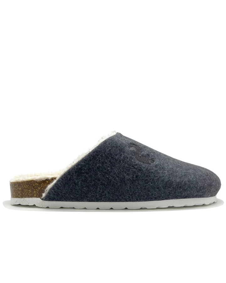 thies Damen vegan Clog Biologisch Bio Dunkelgrau
