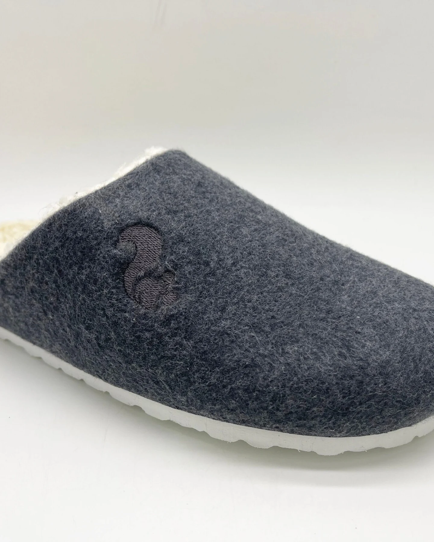 thies Damen vegan Clog Biologisch Bio Dunkelgrau – Ansicht 2