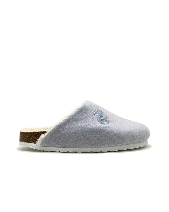 thies Damen vegan Clog Biologisch Bio Hellblau