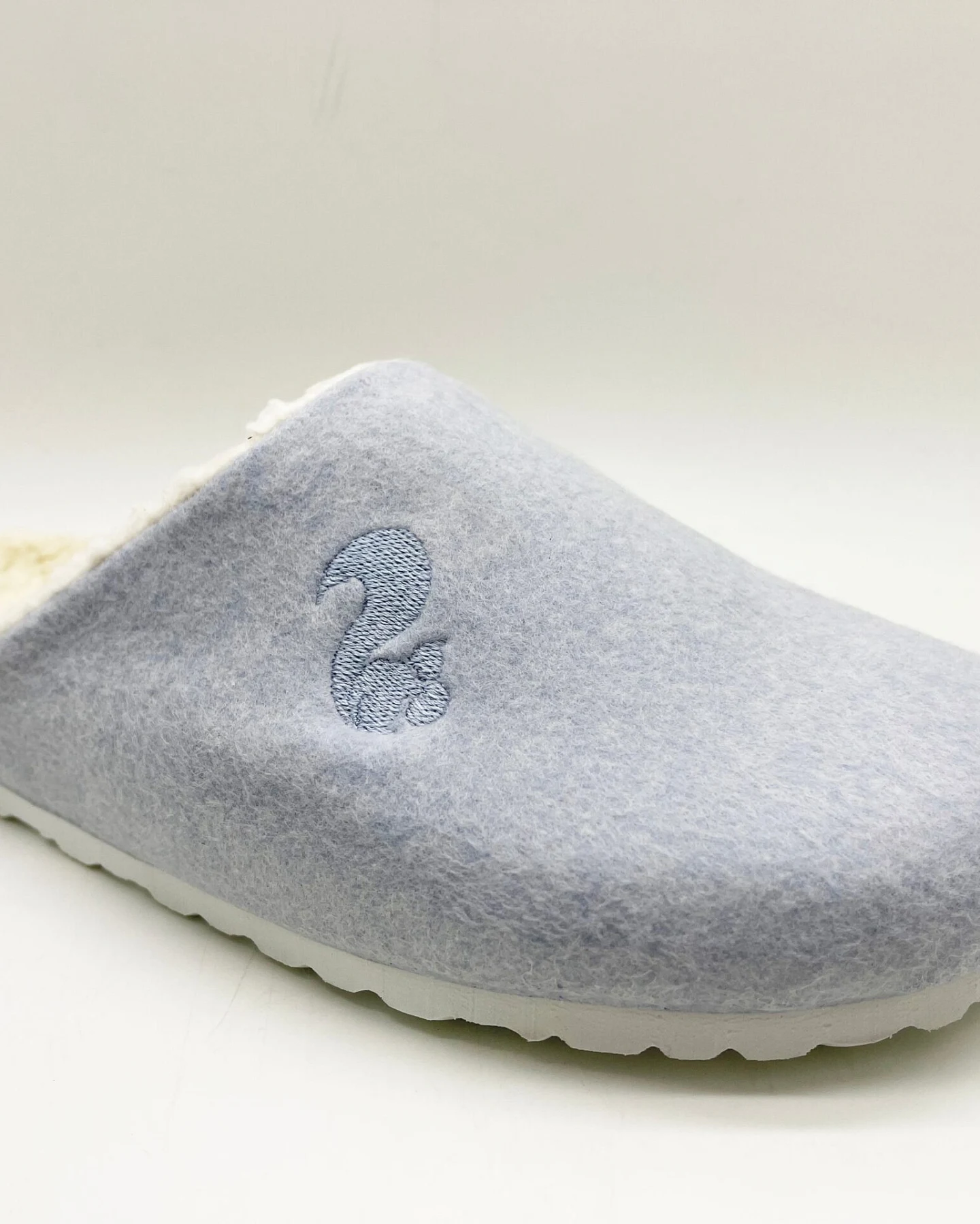 thies Damen vegan Clog Biologisch Bio Hellblau – Ansicht 2