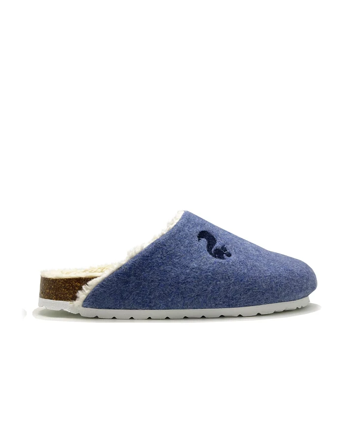 thies Damen vegan Clog Biologisch Bio Vegan Marino Blau