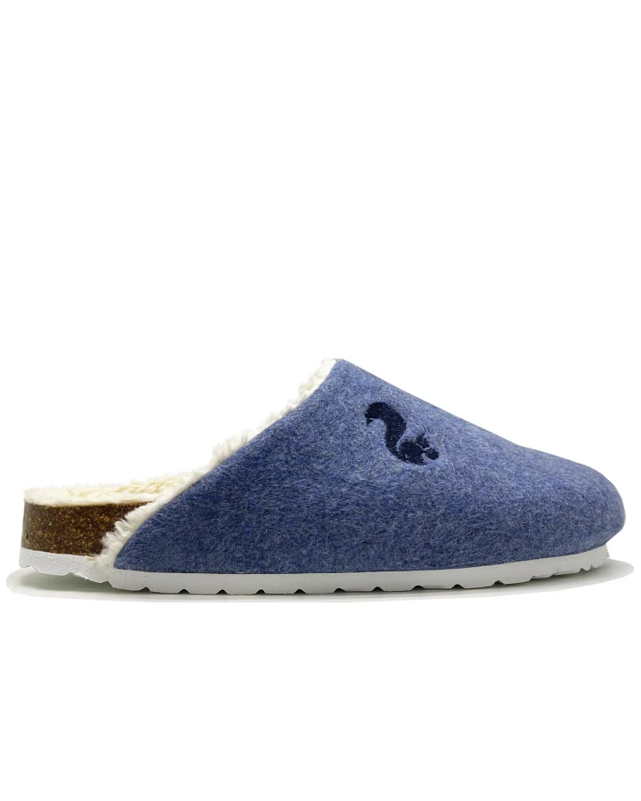 thies Damen vegan Clog Biologisch Bio Vegan Marino Blau