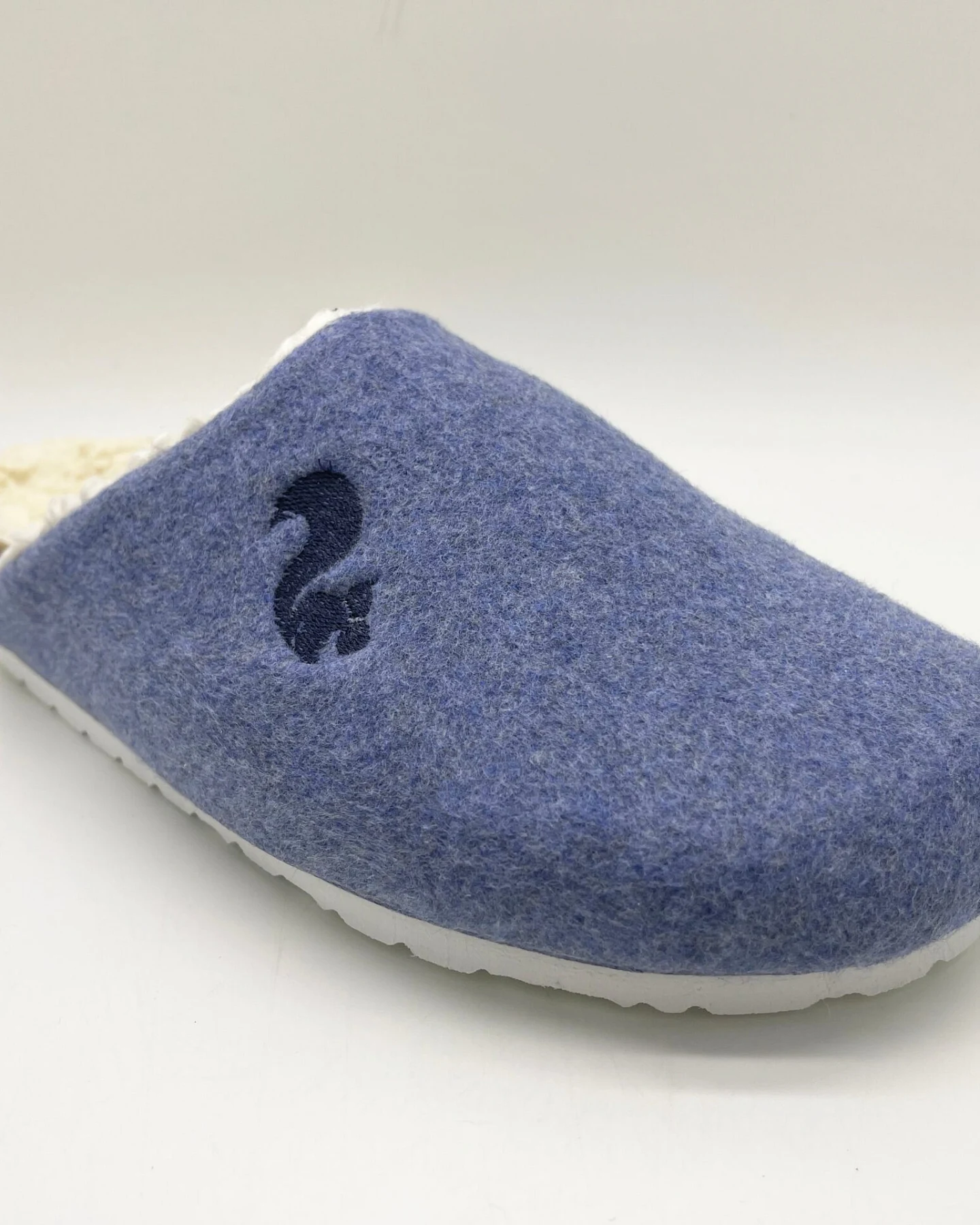thies Damen vegan Clog Biologisch Bio Vegan Marino Blau – Ansicht 2