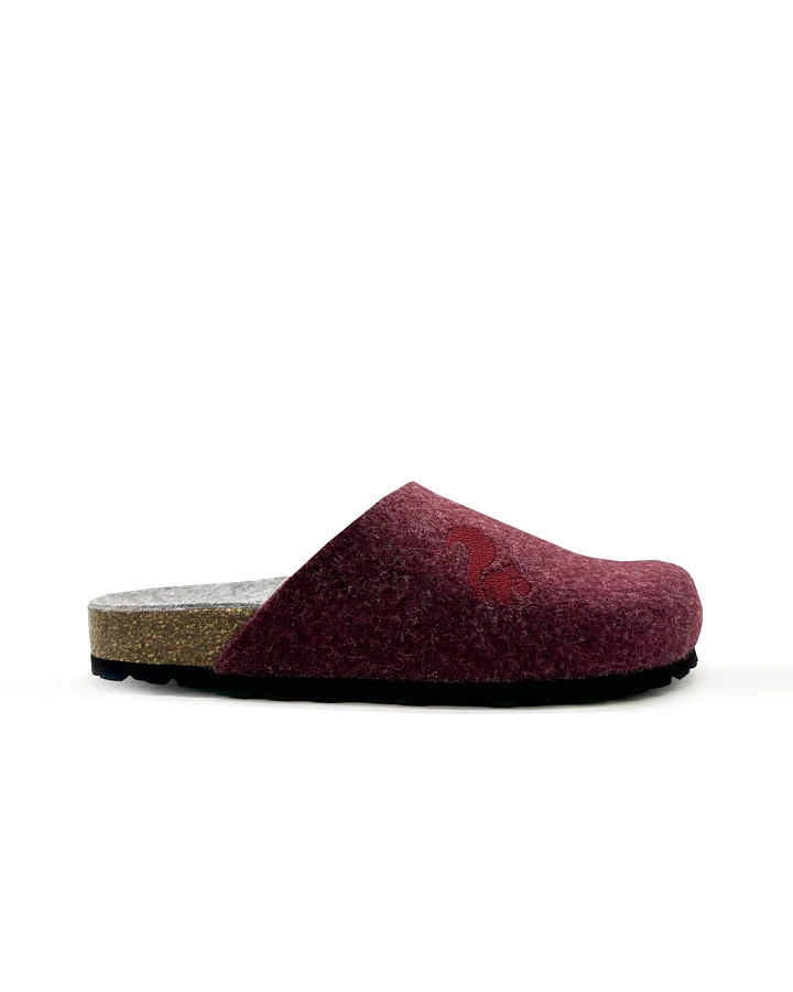 thies Damen vegan Clogs Recycled Pet Bio Vino Rot