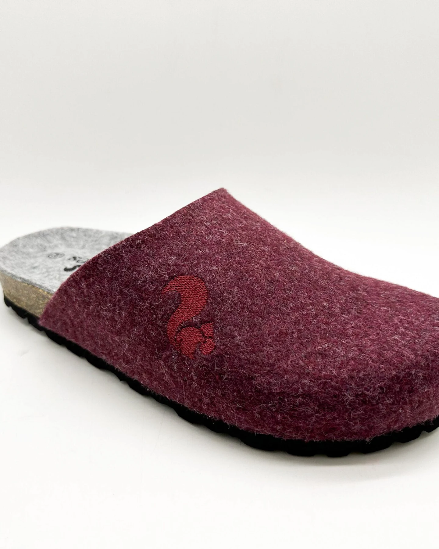 thies Damen vegan Clogs Recycled Pet Bio Vino Rot – Ansicht 2