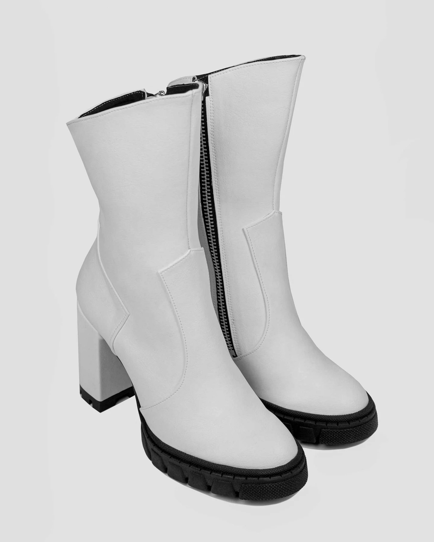BOHEMA Damen vegan Stiefelette Ritual Weiß – Ansicht 2