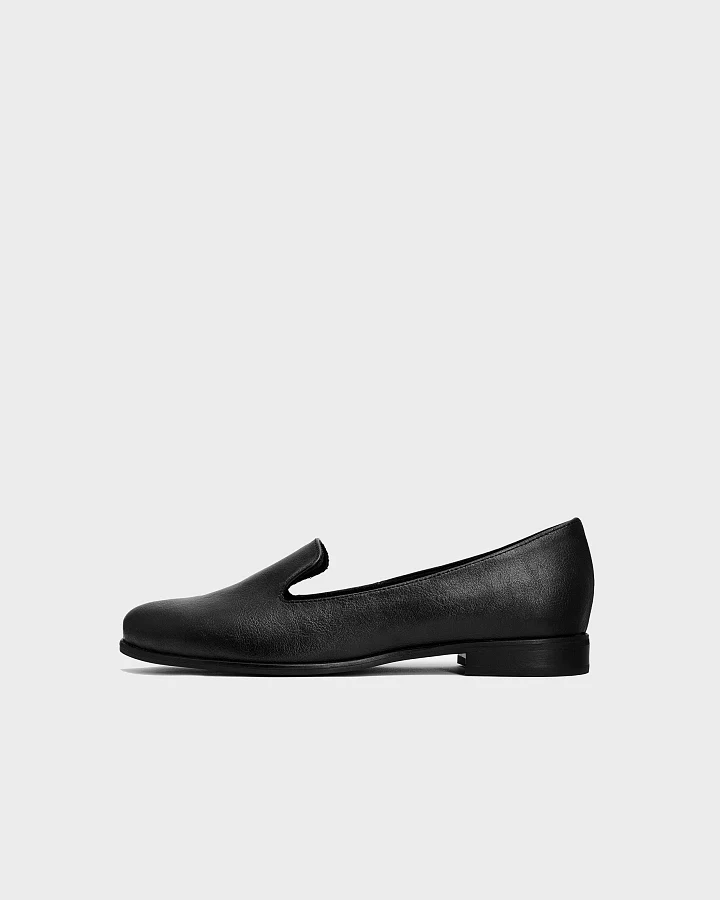 BOHEMA Damen vegan Loafer Herren Schwarz
