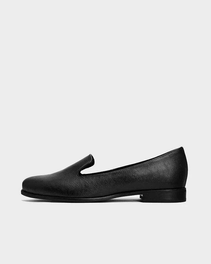 BOHEMA Damen vegan Loafer Herren Schwarz