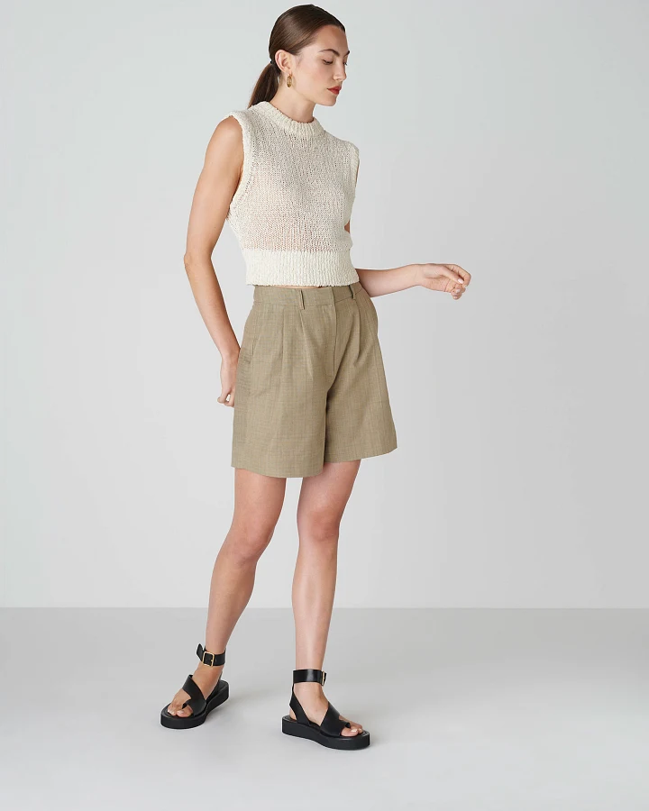 Floria Collective Damen vegan Shorts Bièl Sagegreen