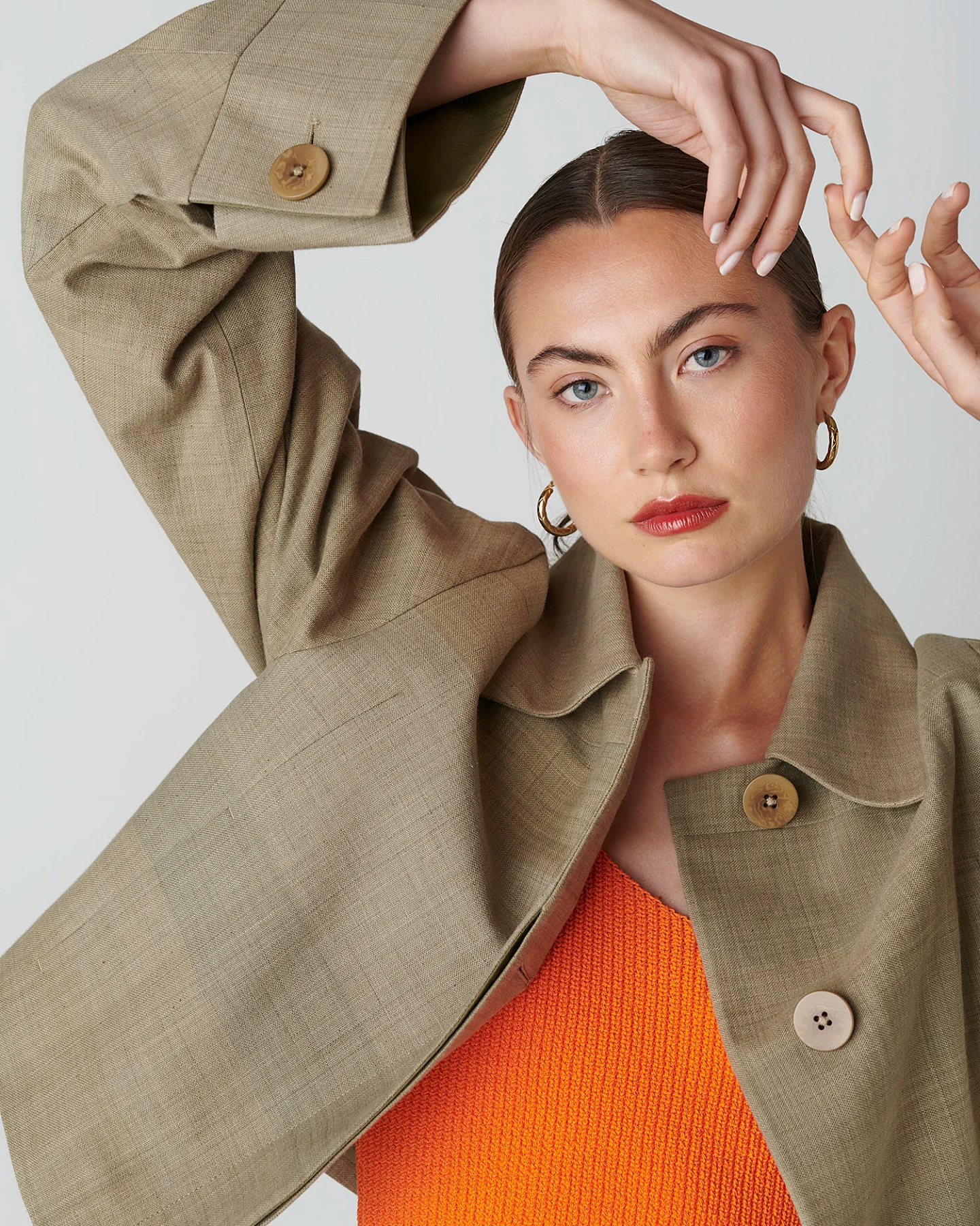 Floria Collective Damen vegan Jacke June Sagegreen – Ansicht 2