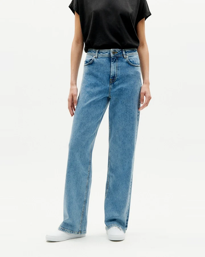 Thinking MU Damen vegan Denim Theresa Light Clean