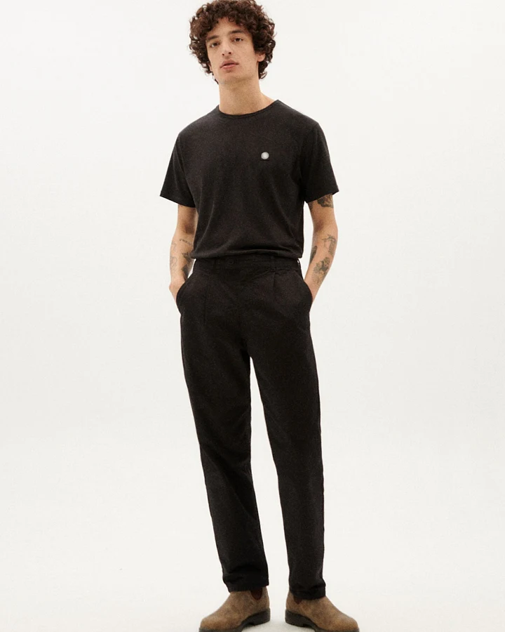 Thinking MU Herren vegan Hose Wotan Schwarz
