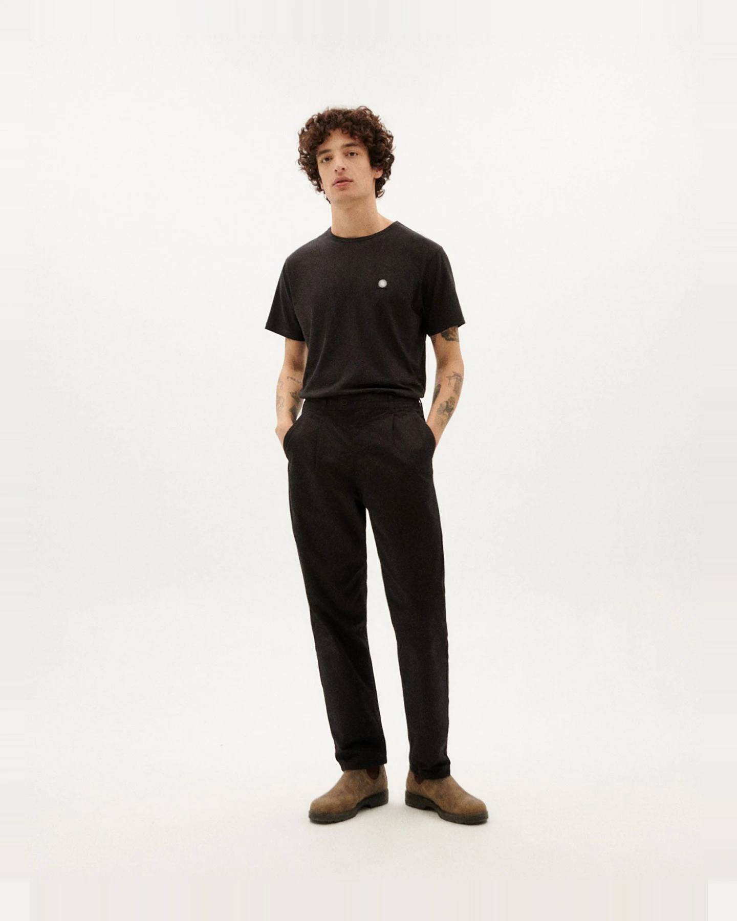 Thinking MU Herren vegan Hose Wotan Schwarz – Ansicht 2
