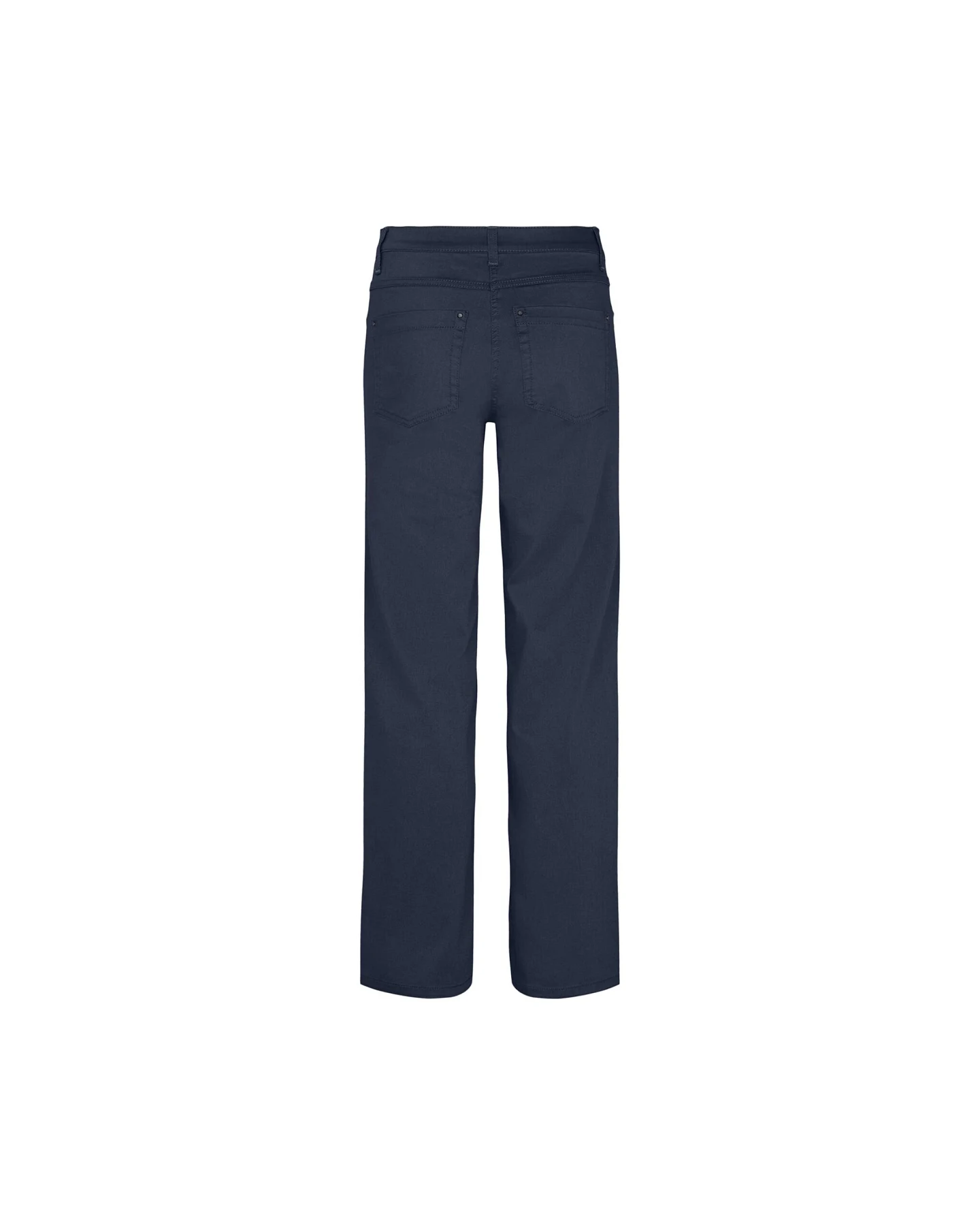 LAURIE Damen vegan Hose Amelia Straight Medium Length Navy – Ansicht 2