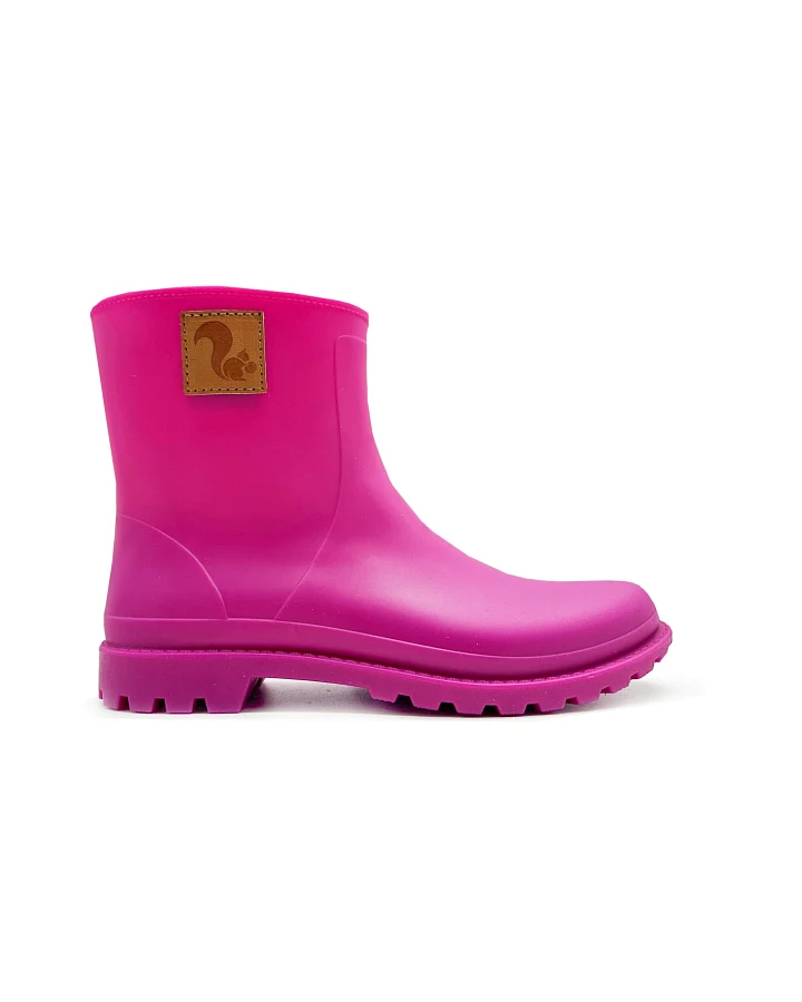 thies Damen vegan Regenstiefel 100% Wasserdicht Biologisch Abbaubar Orchidee Rosa