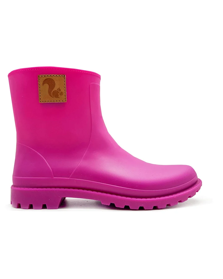 thies Damen vegan Regenstiefel 100% Wasserdicht Biologisch Abbaubar Orchidee Rosa