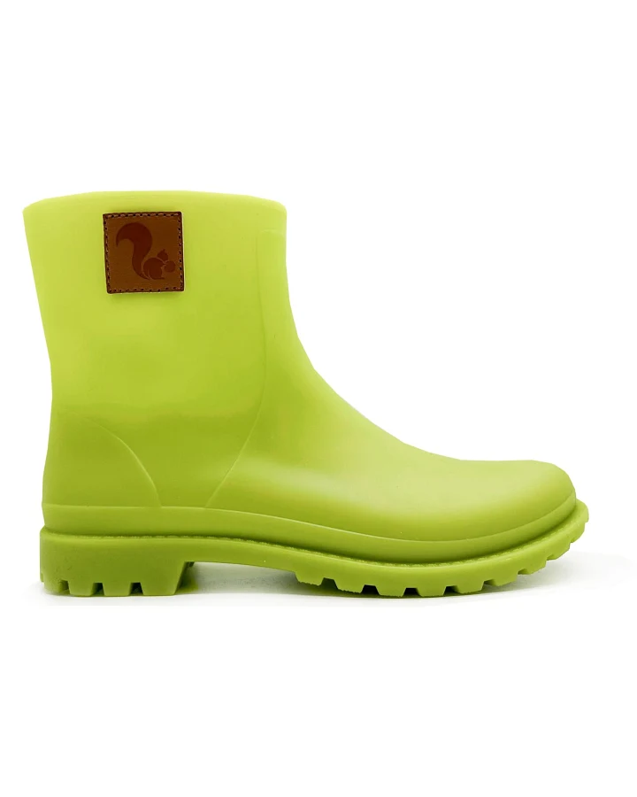 thies Damen vegan Regenstiefel 100% Wasserdicht Biologisch Abbaubar Lindgrün