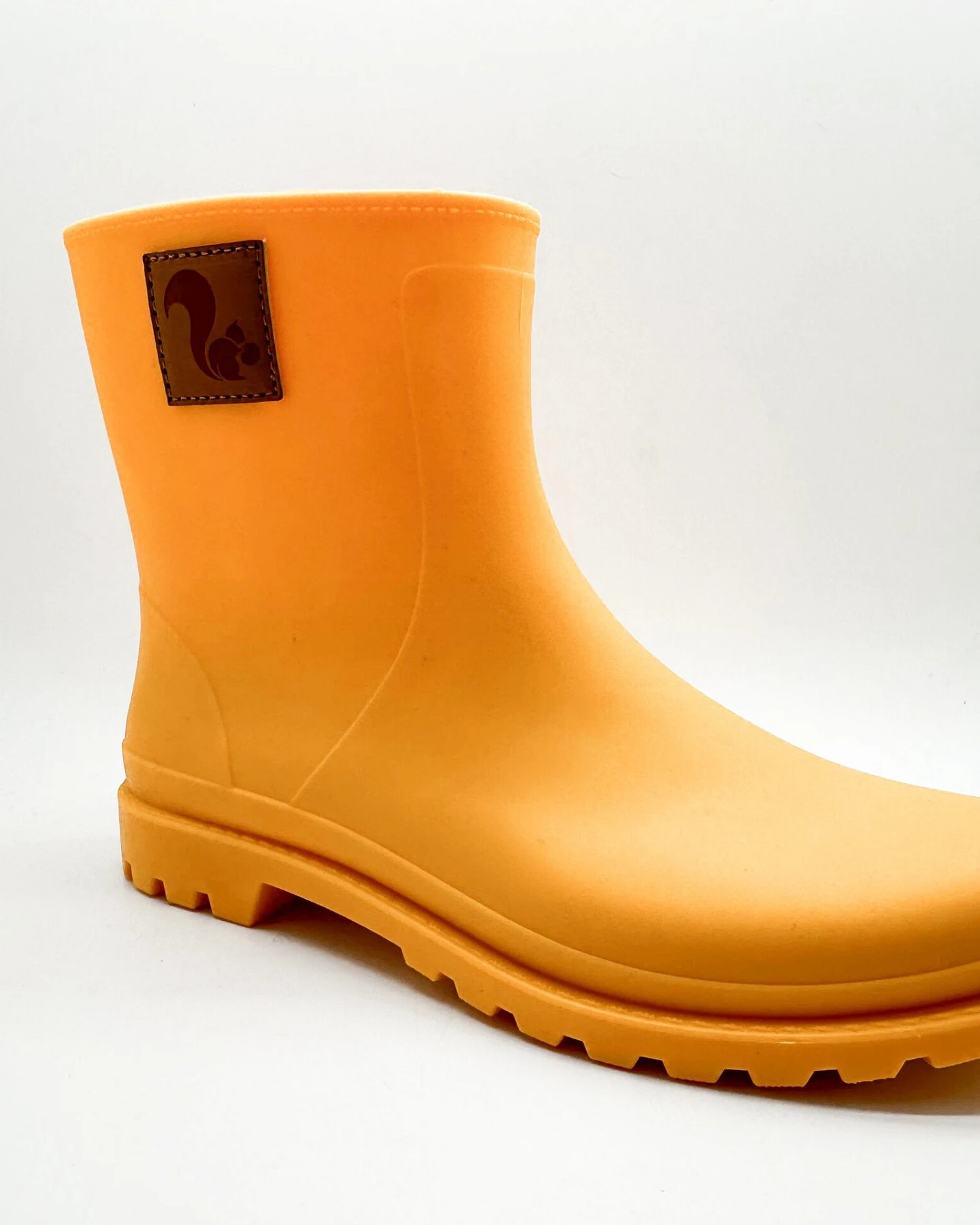 thies Damen vegan Regenstiefel 100% Wasserdicht Biologisch Abbaubar Orange – Ansicht 2