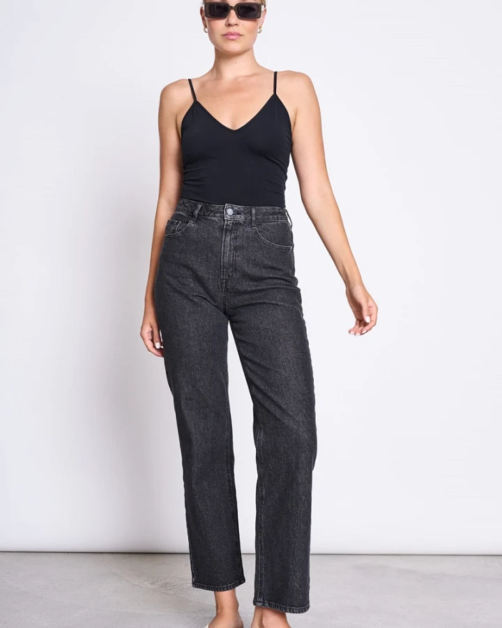 JAN 'N JUNE Damen vegan Oberteil Matilda Black