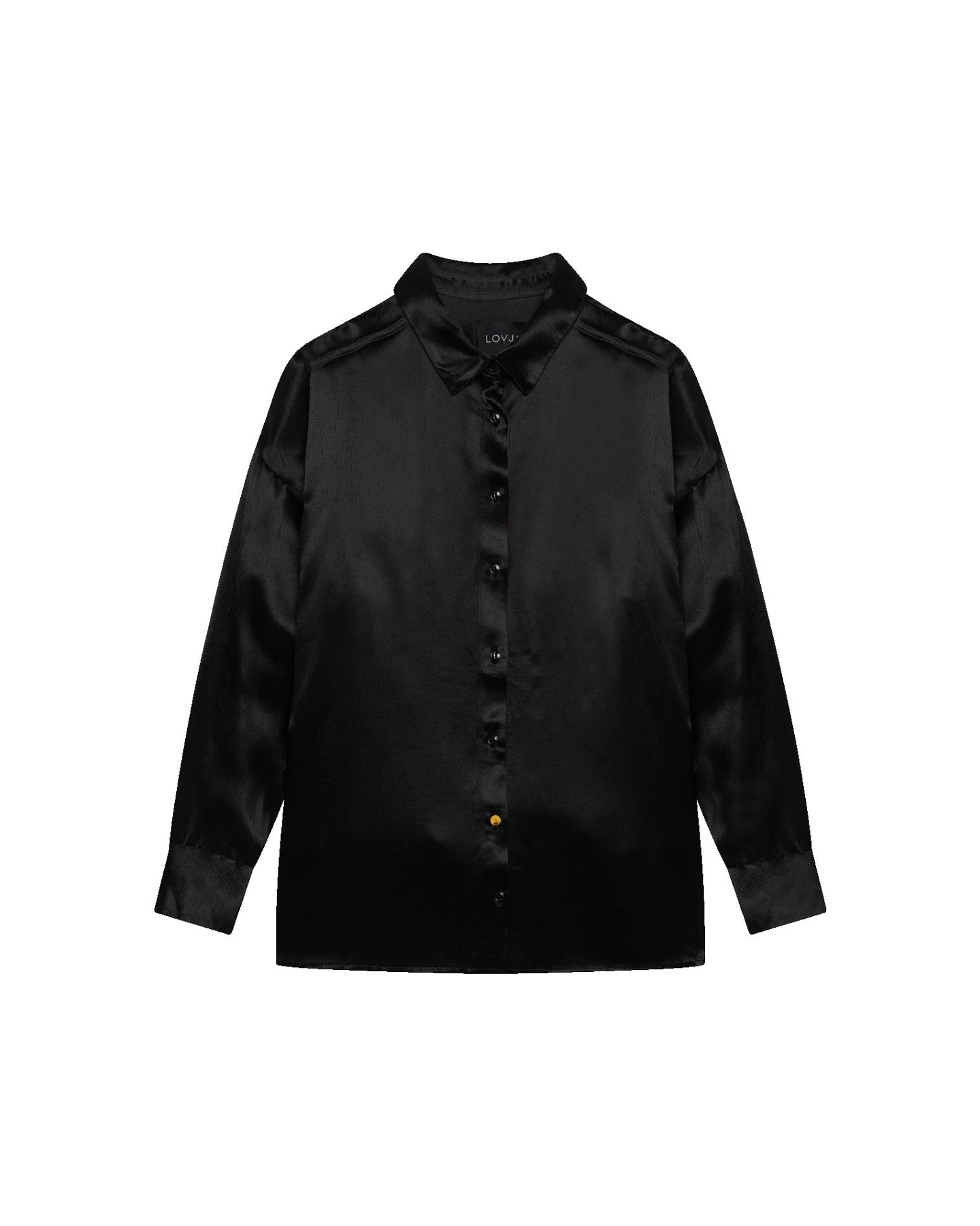 LOVJOI Damen vegan Bluse Alaiya Black – Ansicht 2