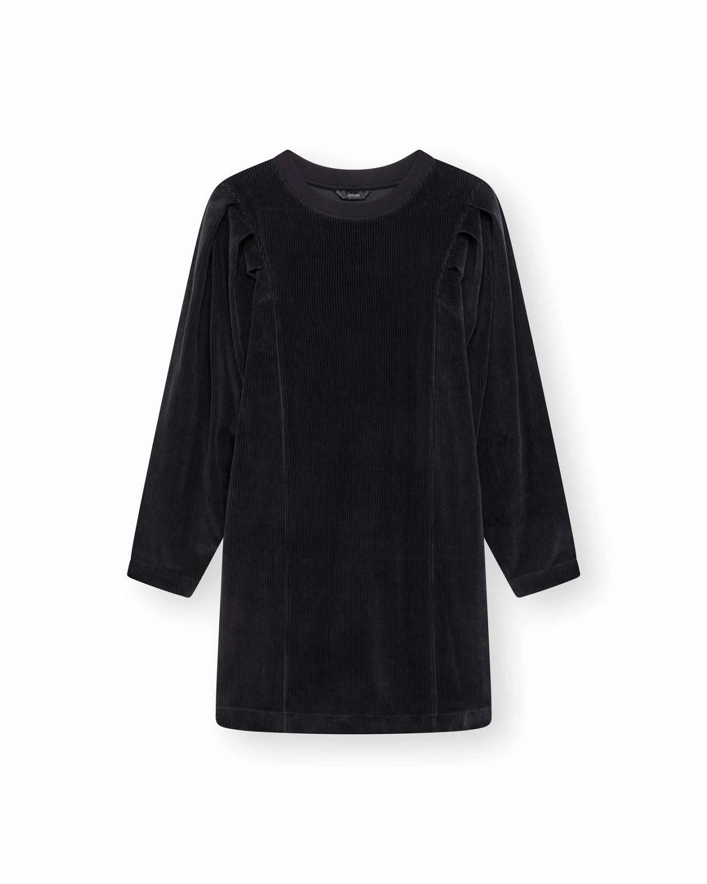 LOVJOI Damen vegan Kleid Aminea Schwarz – Ansicht 2