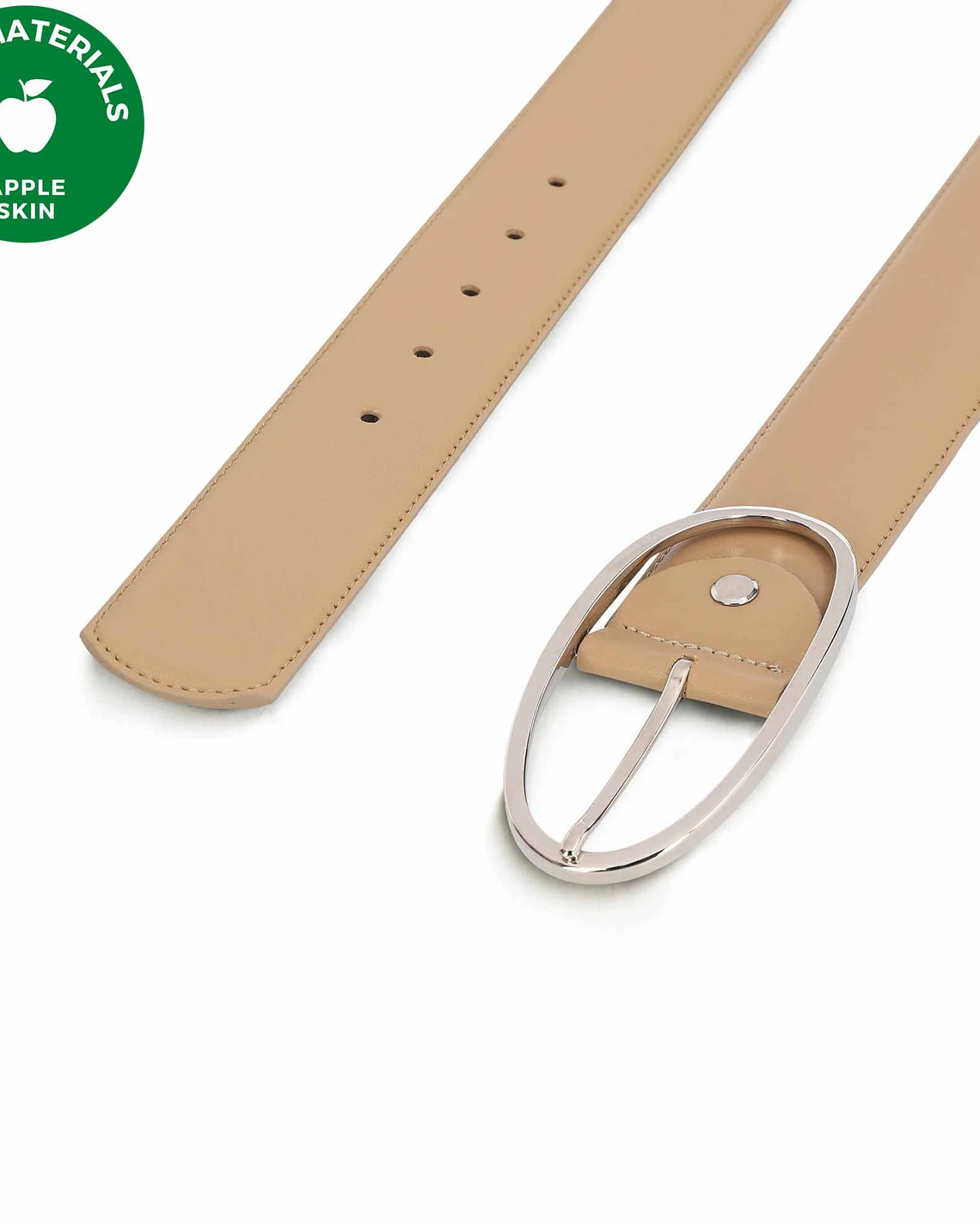 NAE Damen vegan Gürtel Batea Beige – Ansicht 2