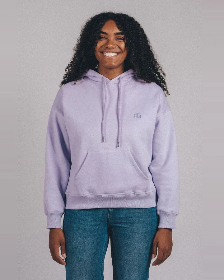 Trendsplant Damen vegan Hoodie Oversized Lavendel