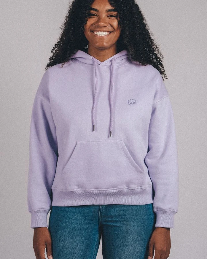 Trendsplant Damen vegan Hoodie Oversized Lavendel