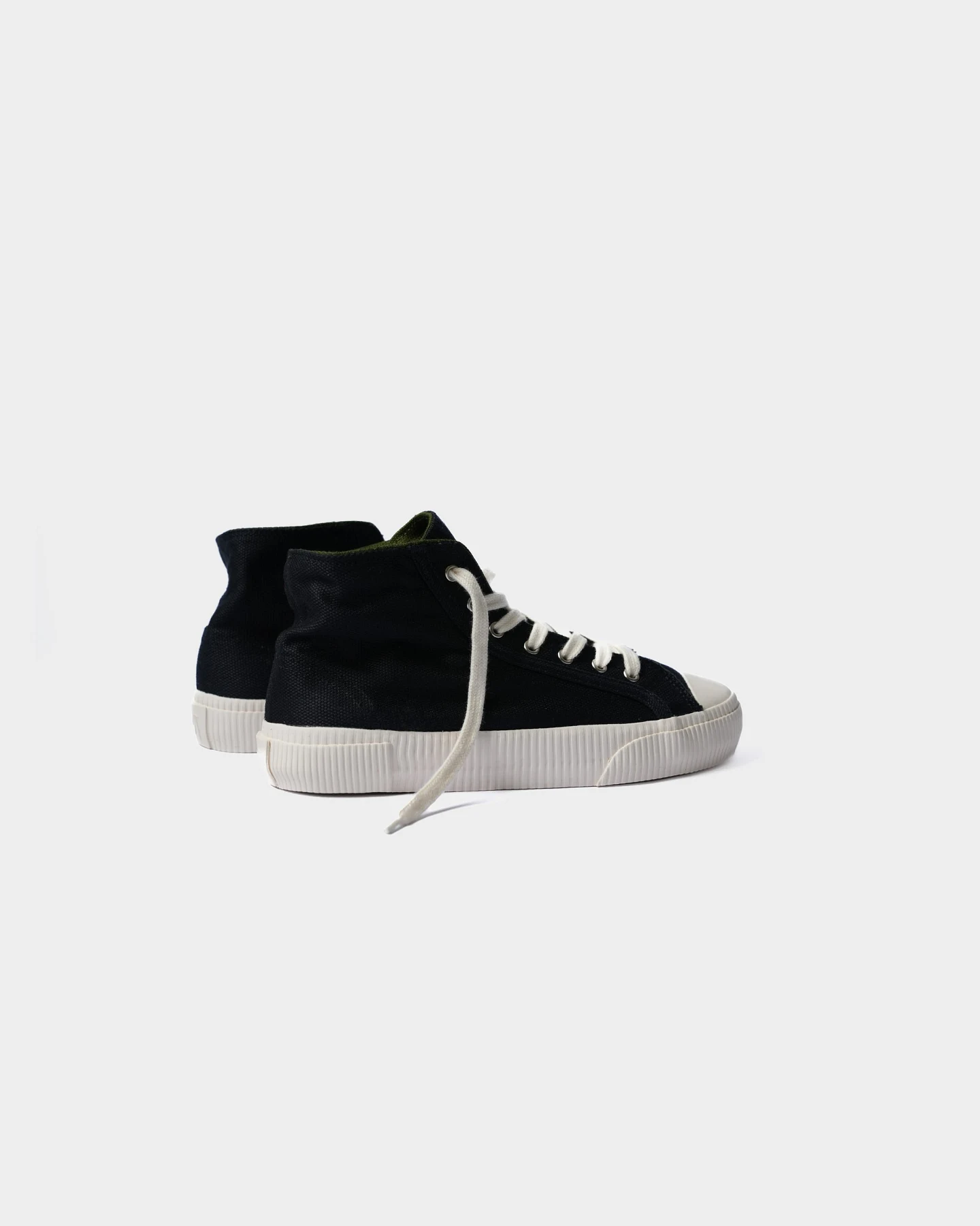 Bamburista Damen vegan Hoch Sneaker Damen Marienkäfer Corvino Nacht Schwarz – Ansicht 2