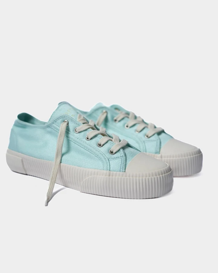 Bamburista Damen vegan Niedrig Sneaker Damen Marienkäfer Gabbiano Eisblau