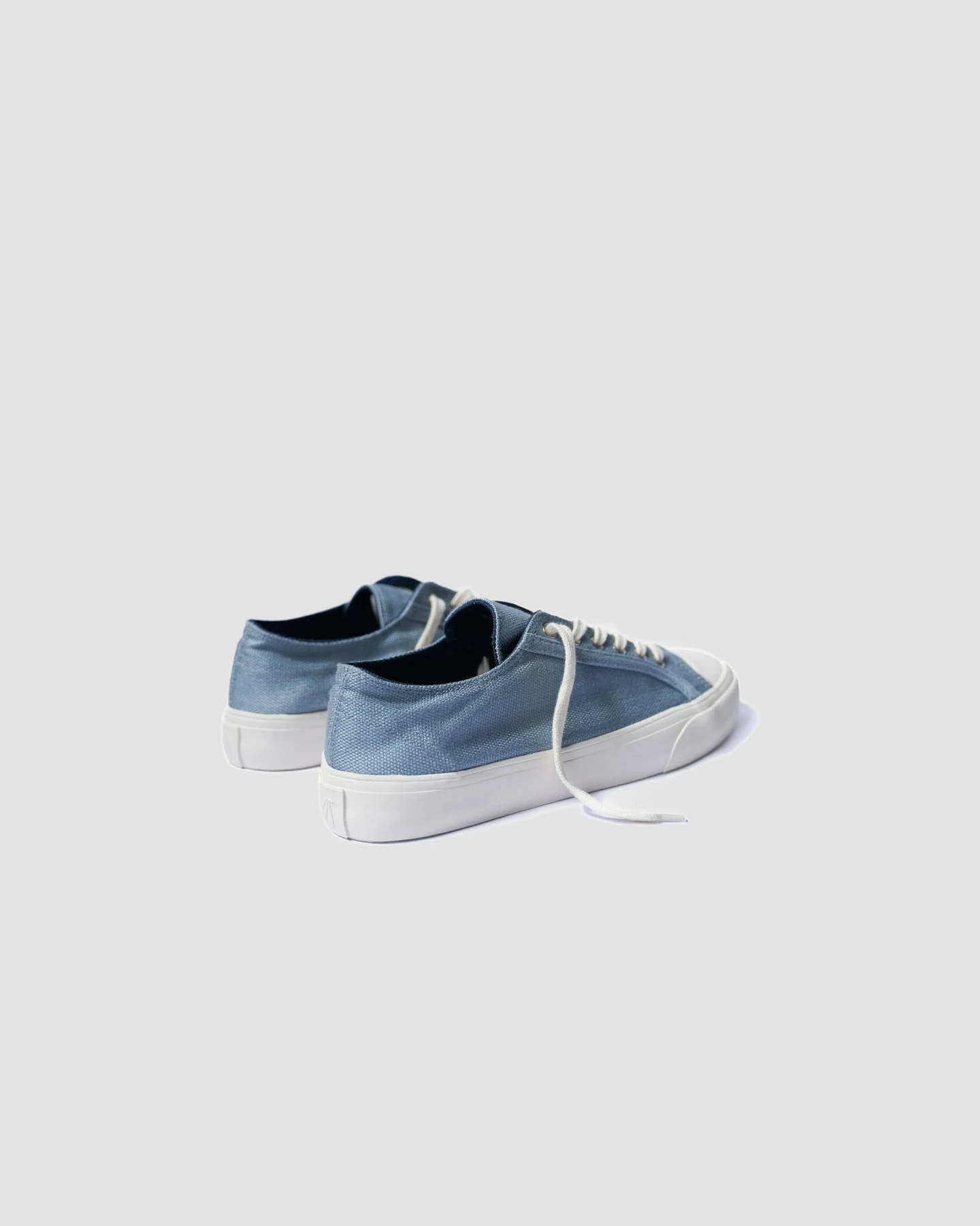 Bamburista Herren vegan Niedrig Sneaker Herren Grasshopper Kawasemo Denim Blau – Ansicht 2