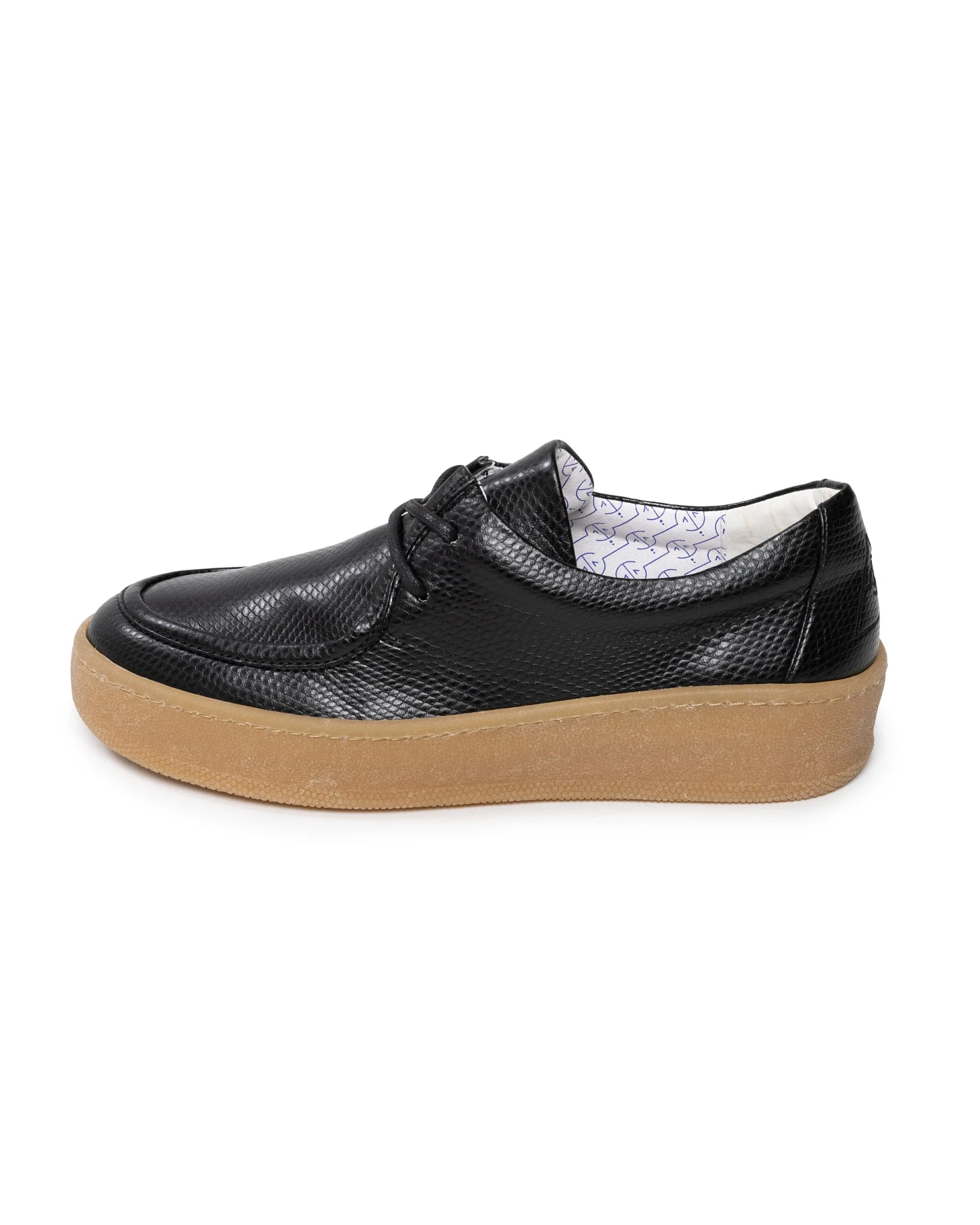 VENUS IS VEGAN Damen vegan Loafer Billy Snake Schwarz – Ansicht 2