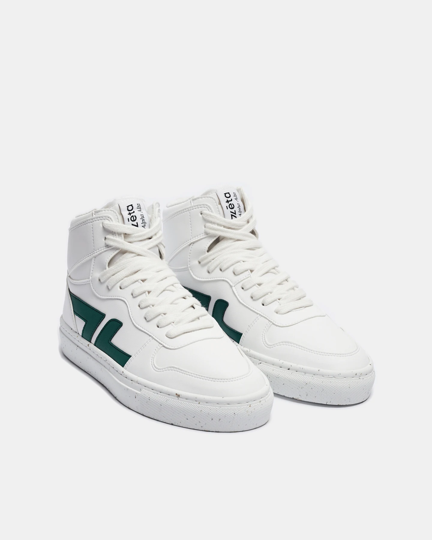 Zèta Herren vegan Sneaker Alta Grün & Weiß – Ansicht 2