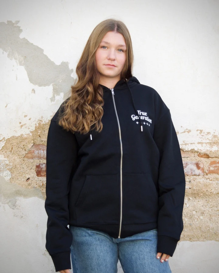 TORLAND Herren vegan Zip-Hoodie Locker Heavy Black