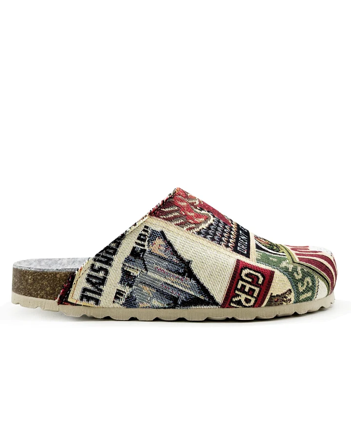 thies Damen vegan Clog Eco World Travel Grau