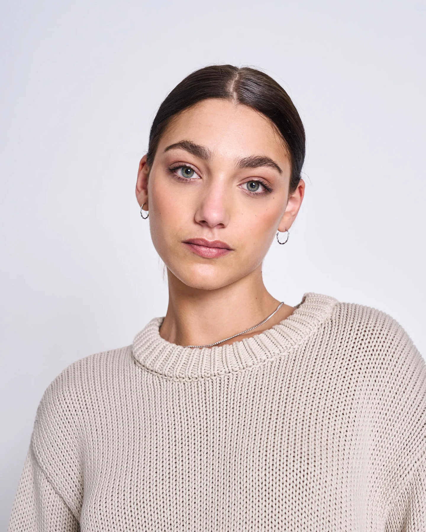 JAN 'N JUNE Damen vegan Pullover Sona Elfenbein – Ansicht 2